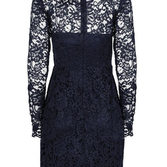 Lace Little Black Cocktail Dress - Picture 7 of 7